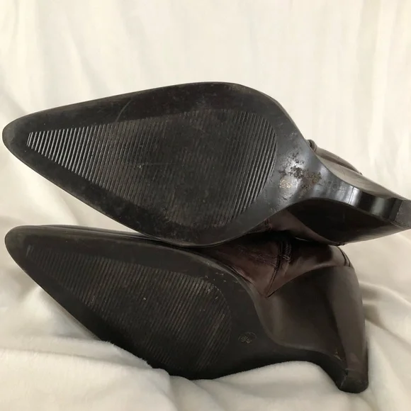 BCBGirls Dark Brown Heeled Boots - Picture 9 of 10